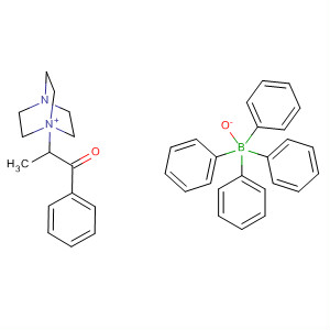 212753-33-8  4-Aza-1-azoniabicyclo[2.2.2]octane, 1-(1-methyl-2-oxo-2-phenylethyl)-,tetraphenylborate(1-)