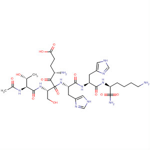 212791-75-8  L-Lysinamide,N-acetyl-L-threonyl-L-a-glutamyl-L-seryl-L-histidyl-L-histidyl-