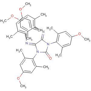 213266-99-0  2-Imidazolidinone,1,3-bis(4-methoxy-2,6-dimethylphenyl)-4,5-bis[(4-methoxy-2,6-dimethylphenyl)imino]-