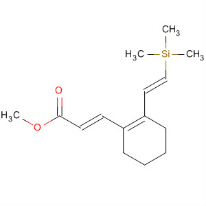 213340-25-1  2-Propenoic acid,3-[2-[(1E)-2-(trimethylsilyl)ethenyl]-1-cyclohexen-1-yl]-, methyl ester,(2E)-