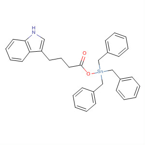 213458-39-0  1H-Indole, 3-[4-oxo-4-[[tris(phenylmethyl)stannyl]oxy]butyl]-