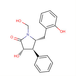 213530-66-6  2-Pyrrolidinone,3-hydroxy-1-(hydroxymethyl)-5-[(S)-hydroxyphenylmethyl]-4-phenyl-,(3S,4R,5R)-