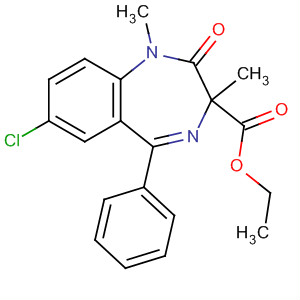 213753-68-5  1H-1,4-Benzodiazepine-3-carboxylic acid,7-chloro-2,3-dihydro-1,3-dimethyl-2-oxo-5-phenyl-, ethyl ester