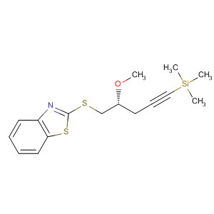 213978-49-5  Benzothiazole, 2-[[(2R)-2-methoxy-5-(trimethylsilyl)-4-pentynyl]thio]-
