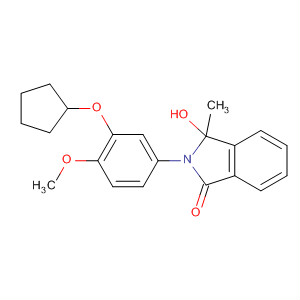 214069-46-2  1H-Isoindol-1-one,2-[3-(cyclopentyloxy)-4-methoxyphenyl]-2,3-dihydro-3-hydroxy-3-methyl-