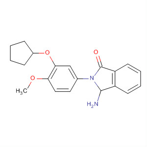 214069-77-9  1H-Isoindol-1-one,3-amino-2-[3-(cyclopentyloxy)-4-methoxyphenyl]-2,3-dihydro-