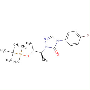 214117-52-9  3H-1,2,4-Triazol-3-one,4-(4-bromophenyl)-2-[(1S,2R)-2-[[(1,1-dimethylethyl)dimethylsilyl]oxy]-1-methylpropyl]-2,4-dihydro-