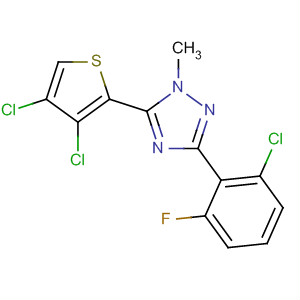 214408-69-2  1H-1,2,4-Triazole,3-(2-chloro-6-fluorophenyl)-5-(3,4-dichloro-2-thienyl)-1-methyl-