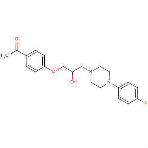 214627-82-4  Ethanone,1-[4-[3-[4-(4-fluorophenyl)-1-piperazinyl]-2-hydroxypropoxy]phenyl]-