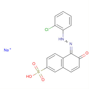 214675-30-6  2-Naphthalenesulfonic acid,5-[(2-chlorophenyl)hydrazono]-5,6-dihydro-6-oxo-, monosodium salt