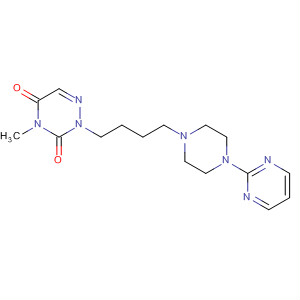 214686-27-8  1,2,4-Triazine-3,5(2H,4H)-dione,dihydro-4-methyl-2-[4-[4-(2-pyrimidinyl)-1-piperazinyl]butyl]-