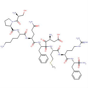214920-34-0  L-Phenylalaninamide,L-seryl-L-prolyl-L-lysyl-L-glutaminyl-L-a-aspartyl-L-phenylalanyl-L-methionyl-L-arginyl-