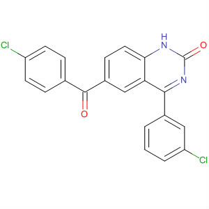 215034-82-5  2(1H)-Quinazolinone, 6-(4-chlorobenzoyl)-4-(3-chlorophenyl)- 215034-82-5  2(1H)-Quinazolinone, 6-(4-chlorobenzoyl)-4-(3-chlorophenyl)-