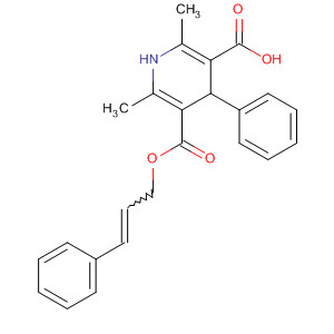 215118-81-3  3,5-Pyridinedicarboxylic acid, 1,4-dihydro-2,6-dimethyl-4-phenyl-,mono(3-phenyl-2-propenyl) ester