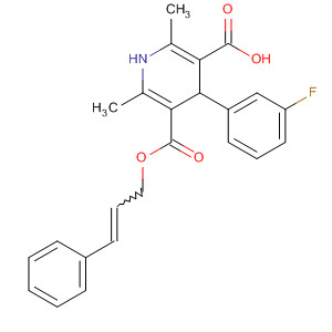 215118-87-9  3,5-Pyridinedicarboxylic acid,4-(3-fluorophenyl)-1,4-dihydro-2,6-dimethyl-, mono(3-phenyl-2-propenyl)ester