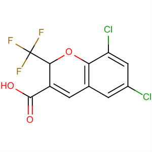 215122-38-6  2H-1-Benzopyran-3-carboxylic acid, 6,8-dichloro-2-(trifluoromethyl)- 215122-38-6  2H-1-Benzopyran-3-carboxylic acid, 6,8-dichloro-2-(trifluoromethyl)-