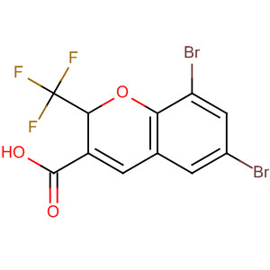 215122-39-7  2H-1-Benzopyran-3-carboxylic acid, 6,8-dibromo-2-(trifluoromethyl)- 215122-39-7  2H-1-Benzopyran-3-carboxylic acid, 6,8-dibromo-2-(trifluoromethyl)-