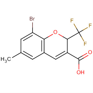 215122-50-2  2H-1-Benzopyran-3-carboxylic acid,8-bromo-6-methyl-2-(trifluoromethyl)- 215122-50-2  2H-1-Benzopyran-3-carboxylic acid,8-bromo-6-methyl-2-(trifluoromethyl)-