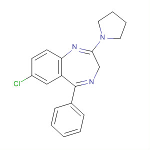 21539-19-5  3H-1,4-Benzodiazepine, 7-chloro-5-phenyl-2-(1-pyrrolidinyl)-