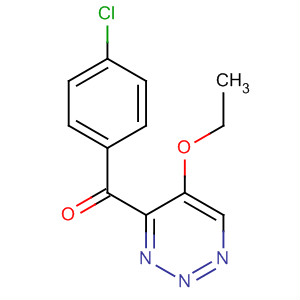215610-46-1  Methanone, (4-chlorophenyl)(5-ethoxy-1,2,3-triazin-4-yl)-