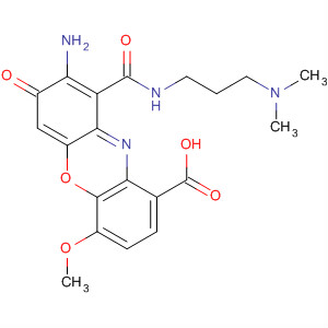 215719-31-6  3H-Phenoxazine-9-carboxylic acid,2-amino-1-[[[3-(dimethylamino)propyl]amino]carbonyl]-6-methoxy-3-oxo-