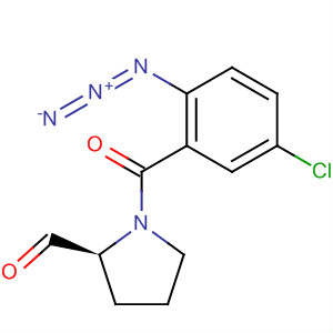 215722-90-0  2-Pyrrolidinecarboxaldehyde, 1-(2-azido-5-chlorobenzoyl)-, (2S)- 215722-90-0  2-Pyrrolidinecarboxaldehyde, 1-(2-azido-5-chlorobenzoyl)-, (2S)-
