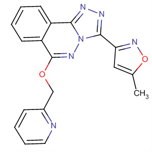 215873-54-4  1,2,4-Triazolo[3,4-a]phthalazine,3-(5-methyl-3-isoxazolyl)-6-(2-pyridinylmethoxy)-