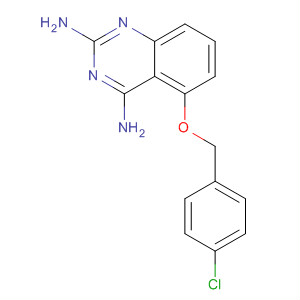 215925-76-1  2,4-Quinazolinediamine, 5-[(4-chlorophenyl)methoxy]-