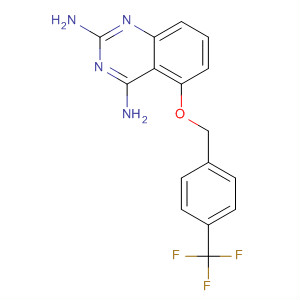 215925-78-3  2,4-Quinazolinediamine, 5-[[4-(trifluoromethyl)phenyl]methoxy]-
