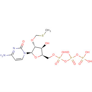 215943-08-1  Cytidine 5'-(tetrahydrogen triphosphate), 2'-O-[(methylthio)methyl]-