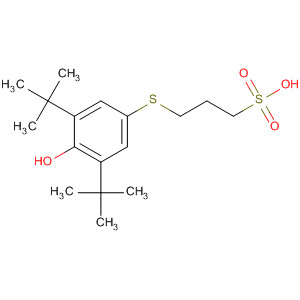 216167-75-8  1-Propanesulfonic acid,3-[[3,5-bis(1,1-dimethylethyl)-4-hydroxyphenyl]thio]-
