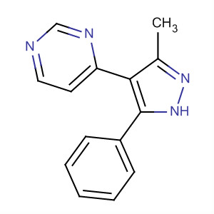 216505-46-3  Pyrimidine, 4-(3-methyl-5-phenyl-1H-pyrazol-4-yl)-