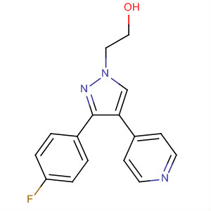 216506-31-9  1H-Pyrazole-1-ethanol, 3-(4-fluorophenyl)-4-(4-pyridinyl)-