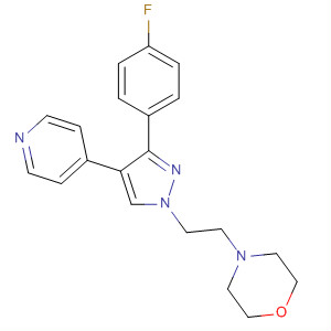 216506-36-4  Morpholine,4-[2-[3-(4-fluorophenyl)-4-(4-pyridinyl)-1H-pyrazol-1-yl]ethyl]-