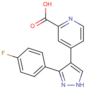 216506-46-6  2-Pyridinecarboxylic acid, 4-[3-(4-fluorophenyl)-1H-pyrazol-4-yl]-