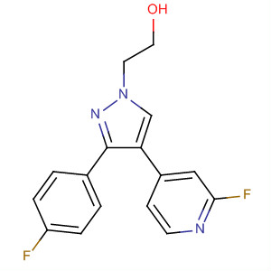 216506-86-4  1H-Pyrazole-1-ethanol, 3-(4-fluorophenyl)-4-(2-fluoro-4-pyridinyl)-