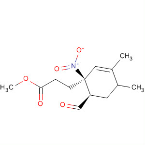 217298-59-4  3-Cyclohexene-1-propanoic acid, 6-formyl-3,4-dimethyl-1-nitro-, methylester, (1S,6R)-