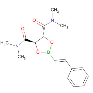 217634-40-7  1,3,2-Dioxaborolane-4,5-dicarboxamide,N,N,N',N'-tetramethyl-2-[(1E)-2-phenylethenyl]-, (4R,5R)-