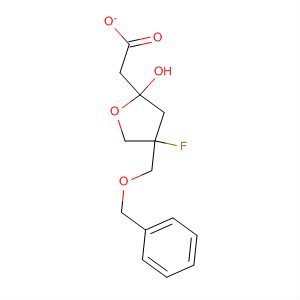 217658-58-7  2-Furanol, 4-fluorotetrahydro-4-[(phenylmethoxy)methyl]-, acetate, (4S)-