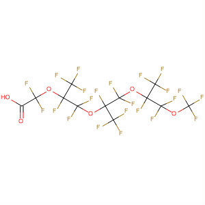 21790-24-9  2,5,8,11-Tetraoxatridecan-13-oic acid,1,1,1,3,3,4,6,6,7,9,9,10,12,12-tetradecafluoro-4,7,10-tris(trifluoromethyl)-