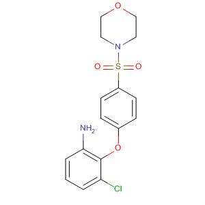218157-15-4  Morpholine, 4-[[4-(2-amino-6-chlorophenoxy)phenyl]sulfonyl]-
