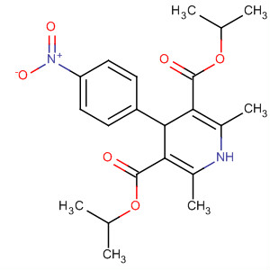 21829-10-7  3,5-Pyridinedicarboxylic acid,1,4-dihydro-2,6-dimethyl-4-(4-nitrophenyl)-, bis(1-methylethyl) ester