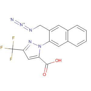 218302-15-9  1H-Pyrazole-5-carboxylic acid,1-[3-(azidomethyl)-2-naphthalenyl]-3-(trifluoromethyl)-