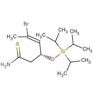 218782-66-2  4-Hexenethioamide, 5-bromo-3-[[tris(1-methylethyl)silyl]oxy]-, (3R,4E)-