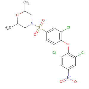 218928-35-9  Morpholine,4-[[3,5-dichloro-4-(2-chloro-4-nitrophenoxy)phenyl]sulfonyl]-2,6-dimethyl-