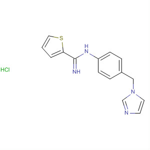 218943-56-7  2-Thiophenecarboximidamide, N-[4-(1H-imidazol-1-ylmethyl)phenyl]-,monohydrochloride
