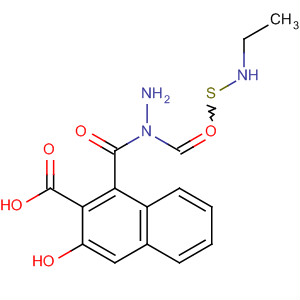 219538-16-6  2-Naphthalenecarboxylic acid, 3-hydroxy-,2-[(ethylamino)thioxomethyl]hydrazide