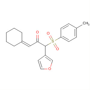 219702-81-5  2-Propanone,3-cyclohexylidene-1-(3-furanyl)-1-[(4-methylphenyl)sulfonyl]-