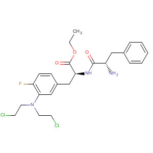 219859-90-2  L-Phenylalanine, 3-[bis(2-chloroethyl)amino]-L-phenylalanyl-4-fluoro-,ethyl ester