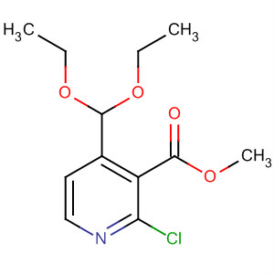 219908-82-4  3-Pyridinecarboxylic acid, 2-chloro-4-(diethoxymethyl)-, methyl ester